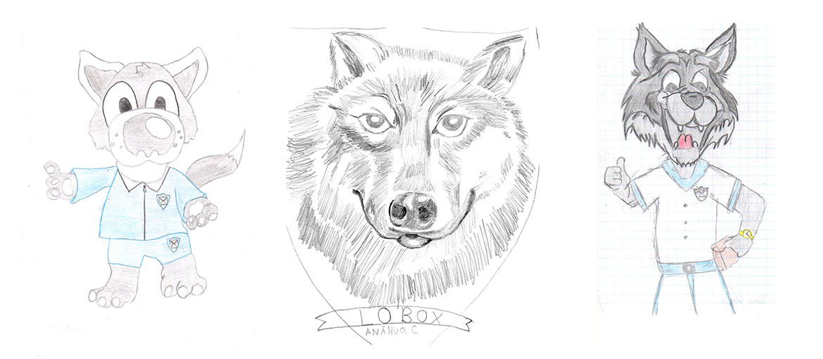 Dibujo original de Lobox